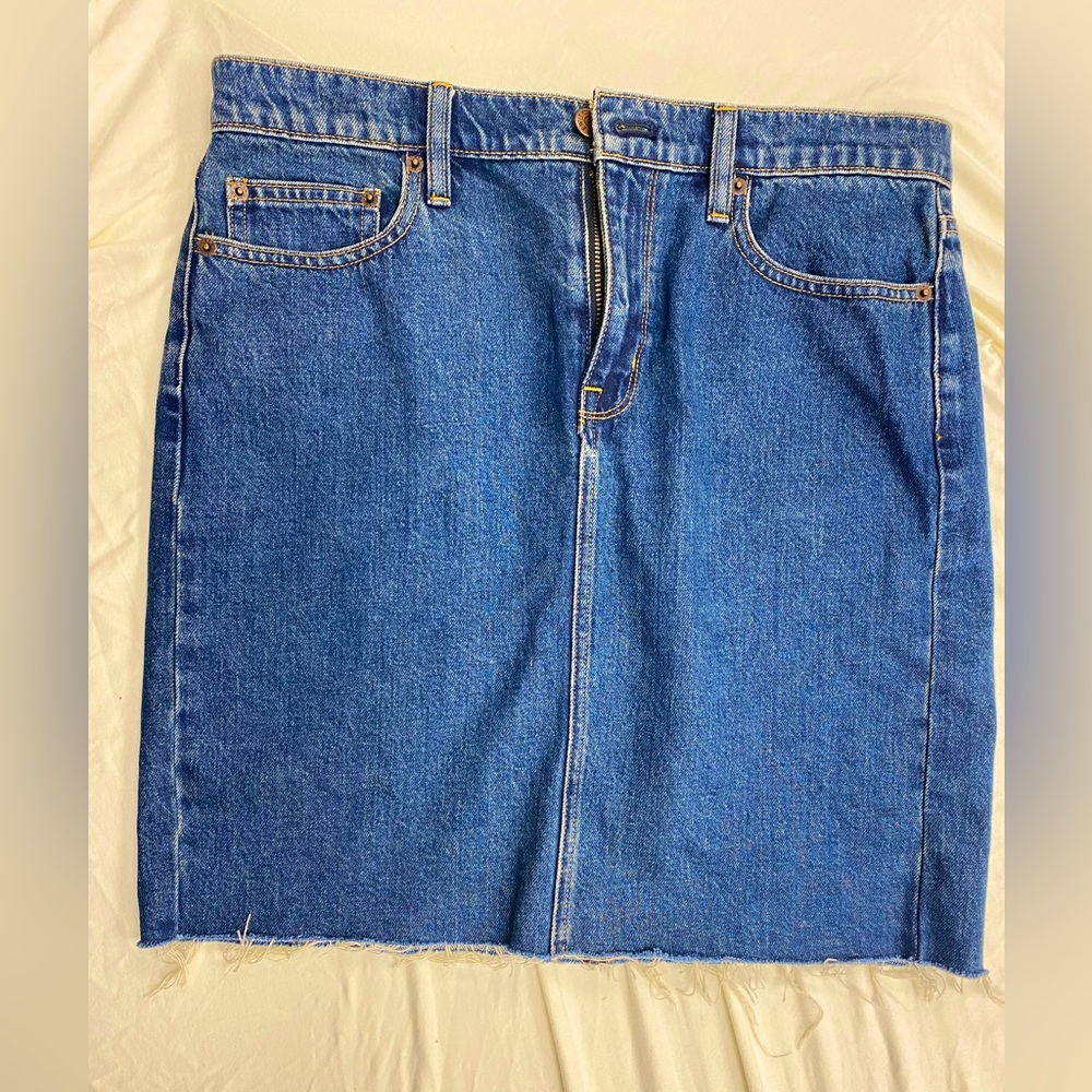 J Crew Denim Skirt